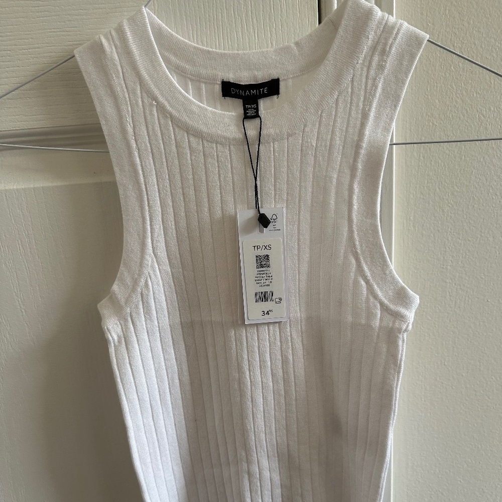 New Dynamite Ribbed Muscle Tank - Picture 3 of 7